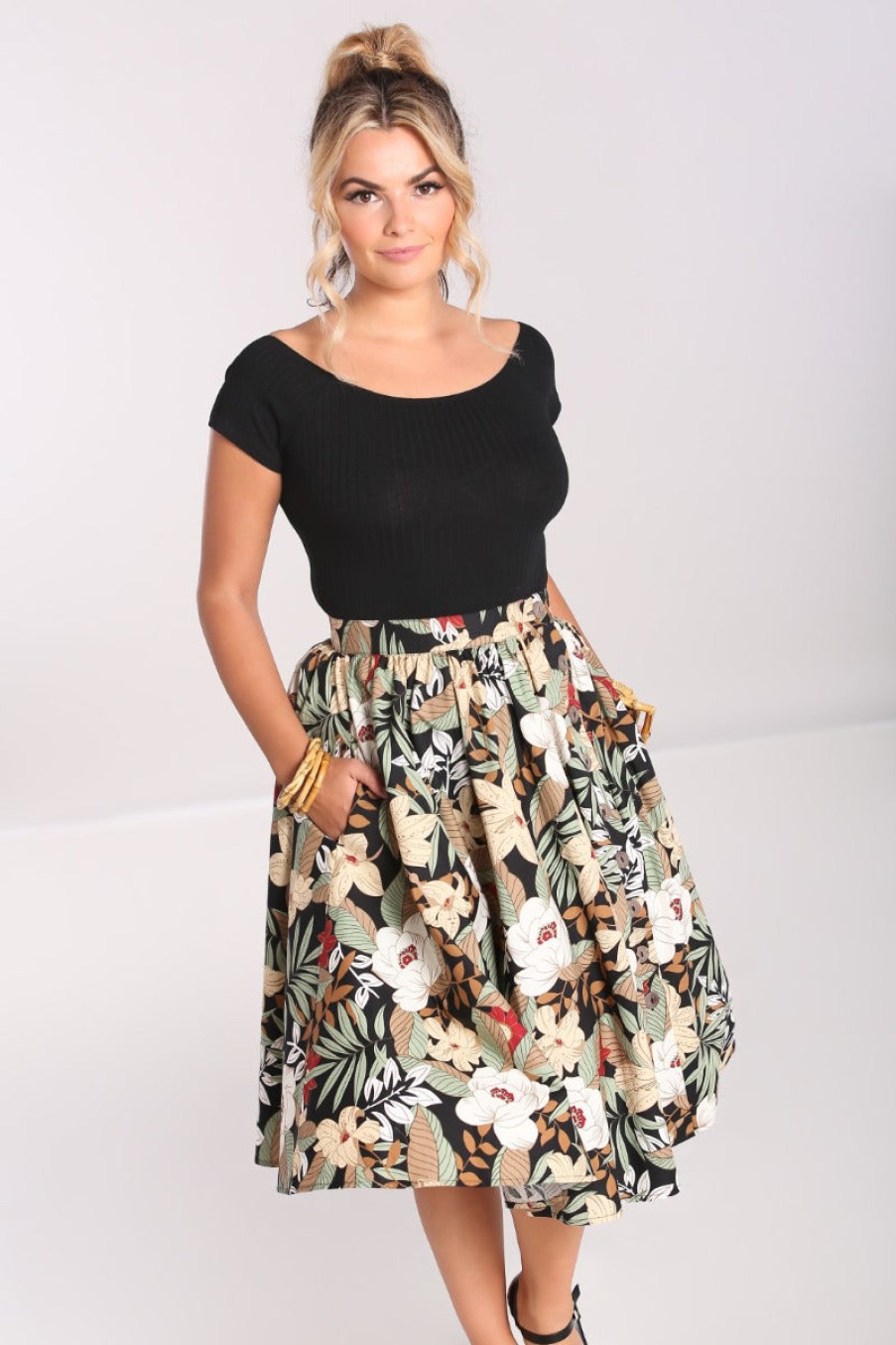 Hell Bunny Midi Skirts | Adelaida Skirt